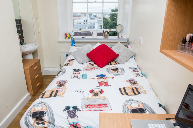 Bedroom in Garth Heads Student Accommodation in Newcastle UK