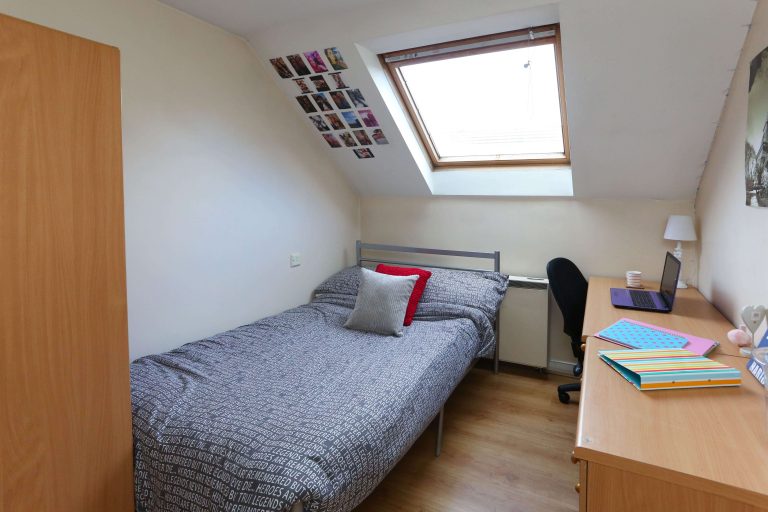 Bedroom in Weston Court Student Accommodation Manchester UK