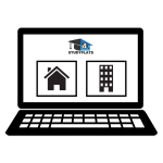 Icon for selecting accommodation options on StudyFlats
