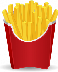 Image of cartoon french fries on article about saving money on your takeaway