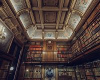Image of a big library on article on revision